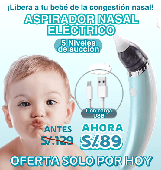 Aspirador Nasal Eléctrico de bebé